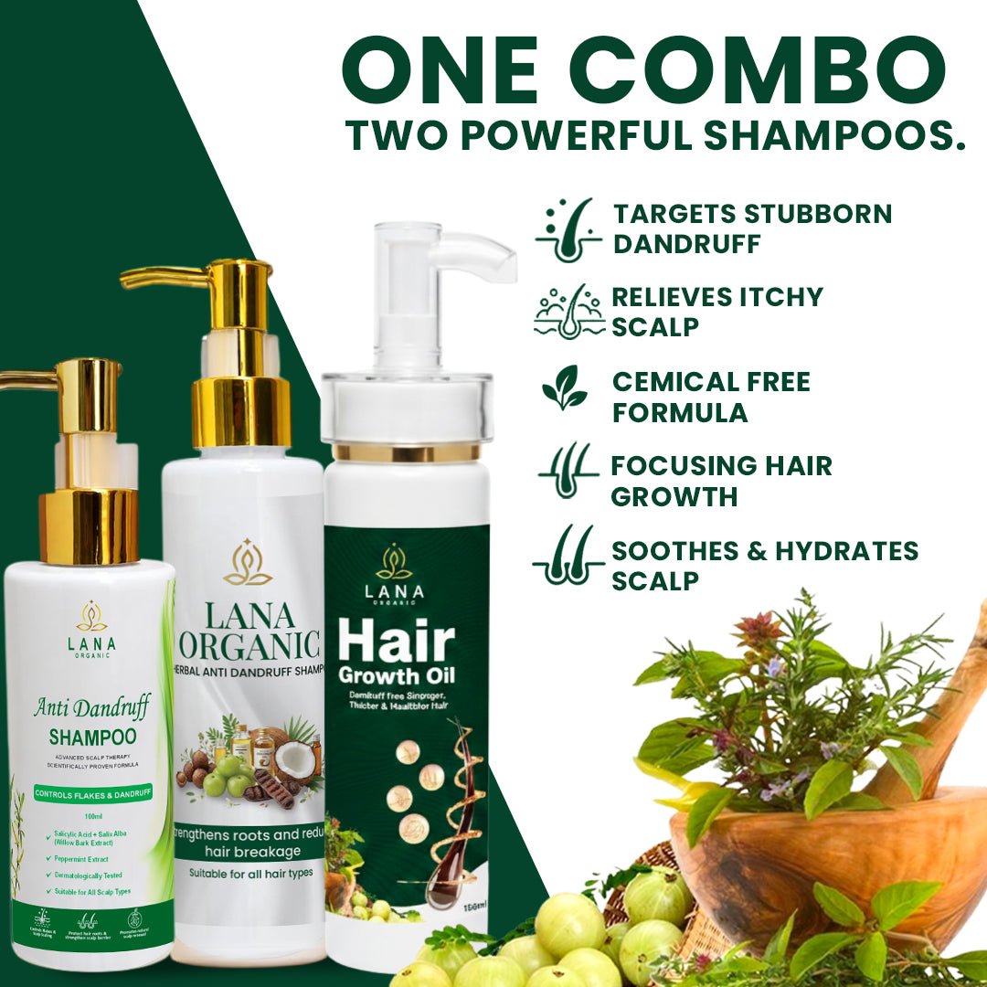 Complete Anti‑Dandruff & Hair Growth Trio