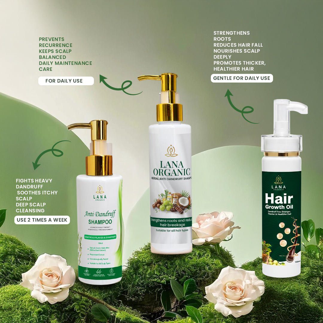Complete Anti‑Dandruff & Hair Growth Trio