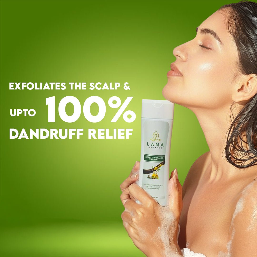 Keratin Organic Anti Dandruff Shampoo