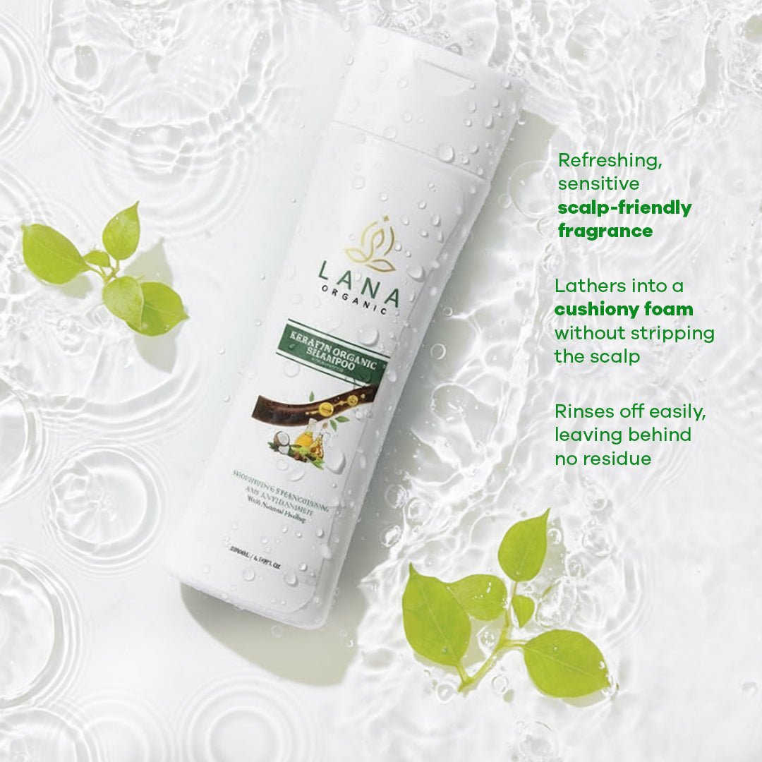 Keratin Organic Anti Dandruff Shampoo
