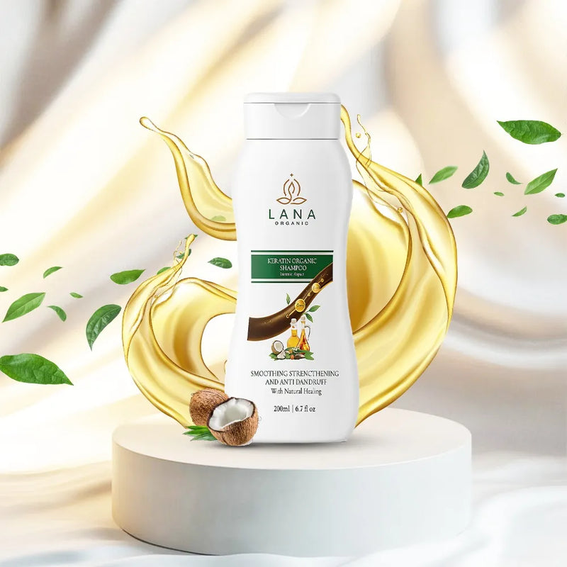 Keratin Organic Anti Dandruff Shampoo